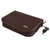 Magnetic Locking Case - Brown Suede